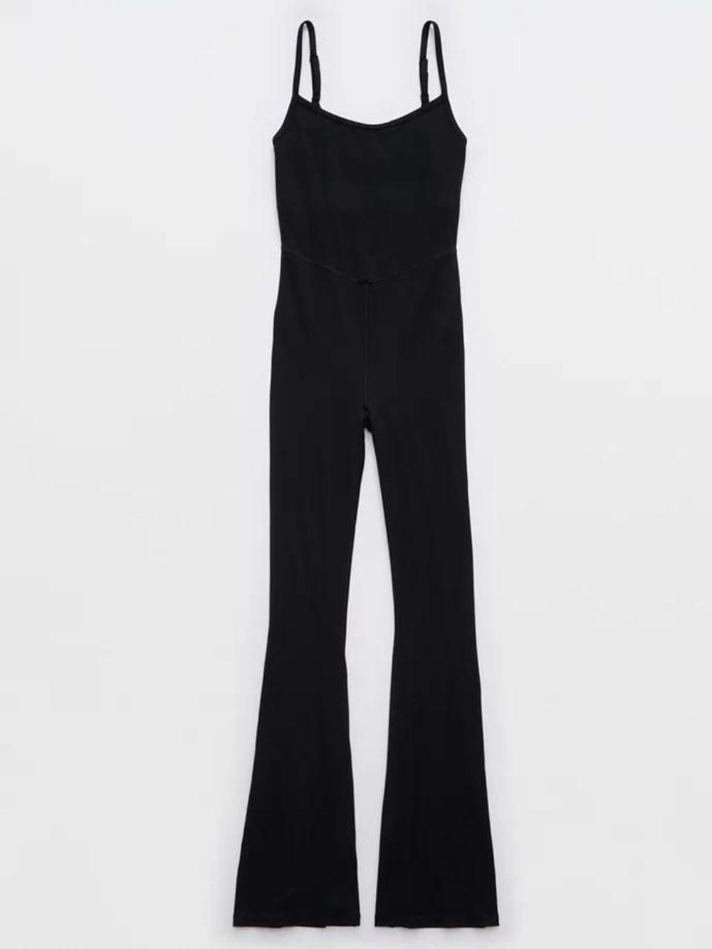 OFFLINE By Aerie Real Me XTRA Flare Jumpsuit black Size Medium